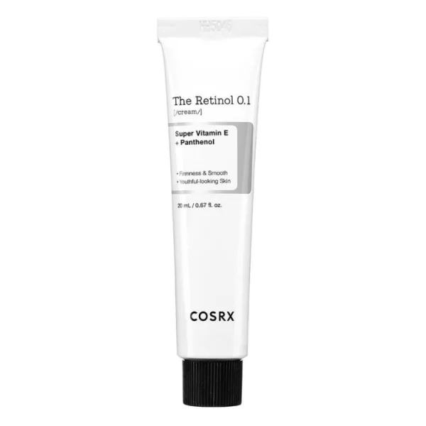 Cosrx The ريتينول 0.1 Firming مهدئ ومسكن & Youthful Looking Face كريم with Panthenol & فيتامين E