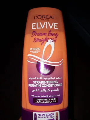 لتر'Oreal Elvive Dream Long 72H Straightening Keratin بلسم for Long & Frizzy Hair