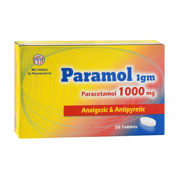Paramol 1000 مجم Paracetamol Analgesic & Antipyretic