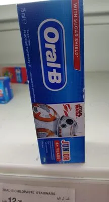 Oral-B Star Wars Edition Junior معجون أسنان Mild Mint Flavor (6+ Years) - sugar free