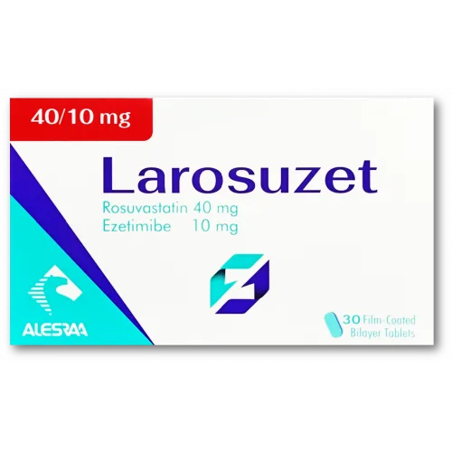 Larosuzet 40 مجم Rosuvastatin & 10 مجم Ezetimibe