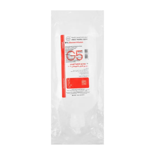 G5 Sterile 5% Glucose محلول for Intravenous Infusion - pyrogen free