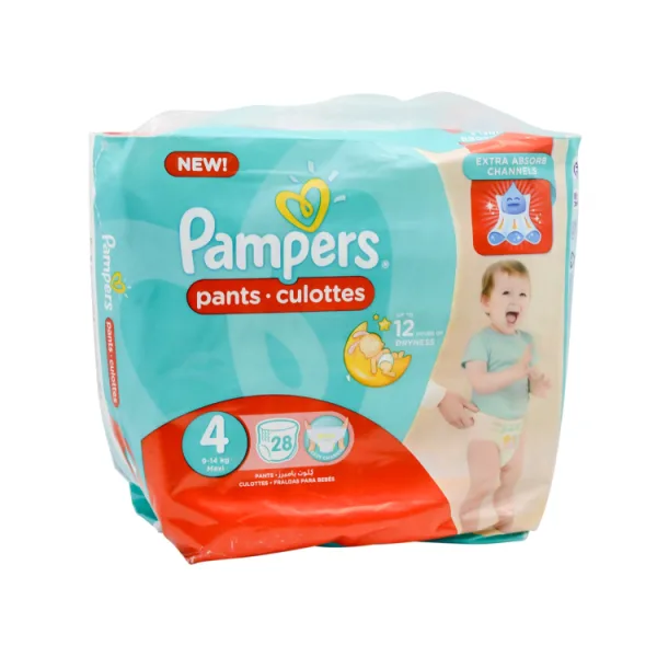 بامبرز Maxi للأطفال والرضع حفاضة حفاضات بانتس with Olive زيت لوشن Size 4 (9-14kg)
